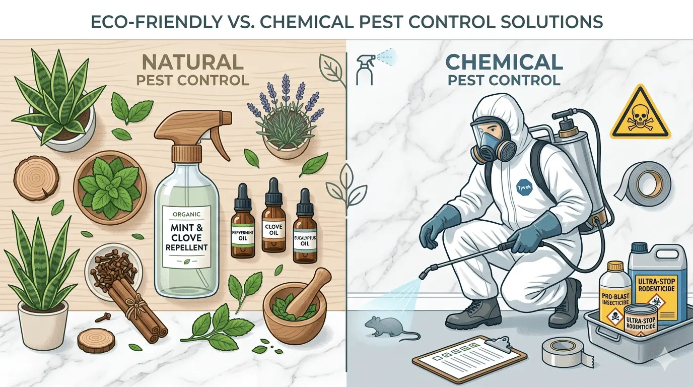 Natural vs Chemical Pest Control: Choosing the Right Balance