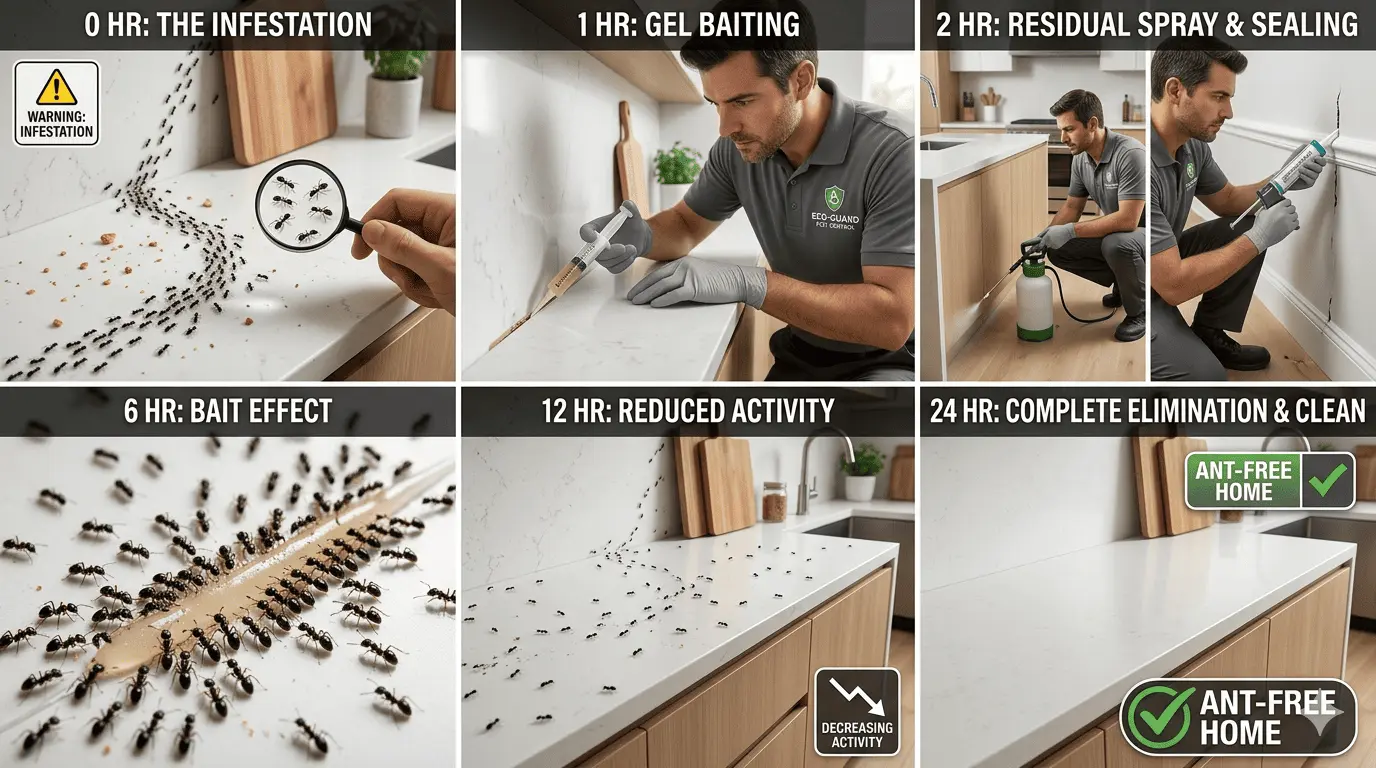 Ant Trail in 24 Hours: A Step-by-Step Plan to Eliminate It Completely