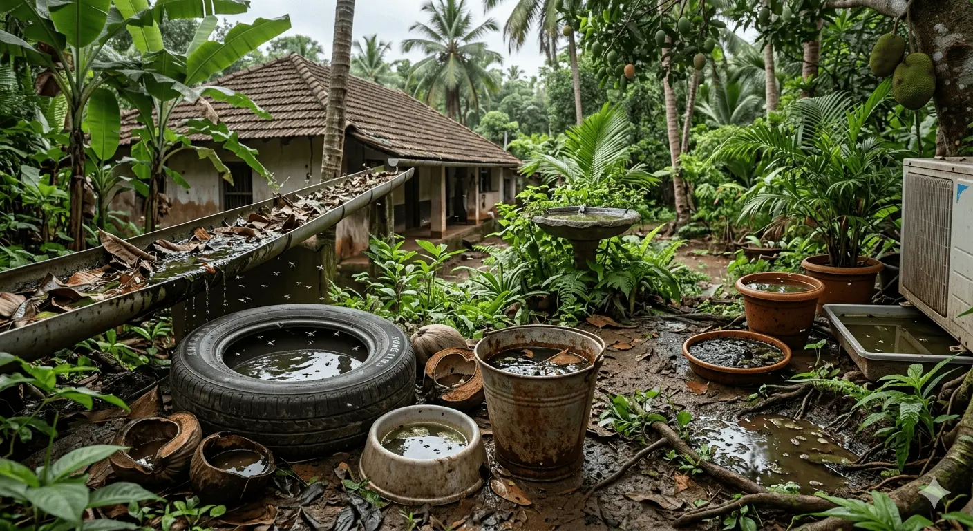 Mosquito Breeding Spots in Your Backyard You'd Never Think to Check