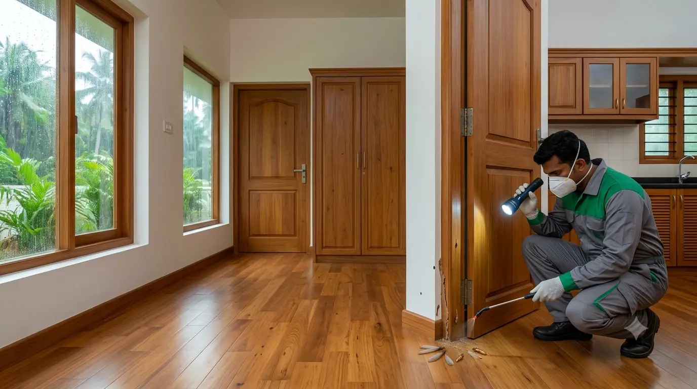 How to Protect Wooden Interiors from Termites During Kerala's Humid 