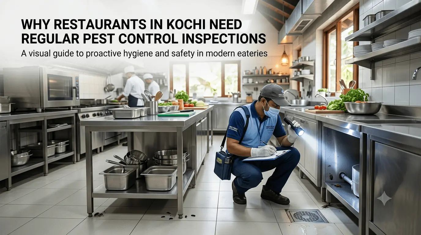 Why Restaurants in Kochi Need Regular Pest Control Inspections