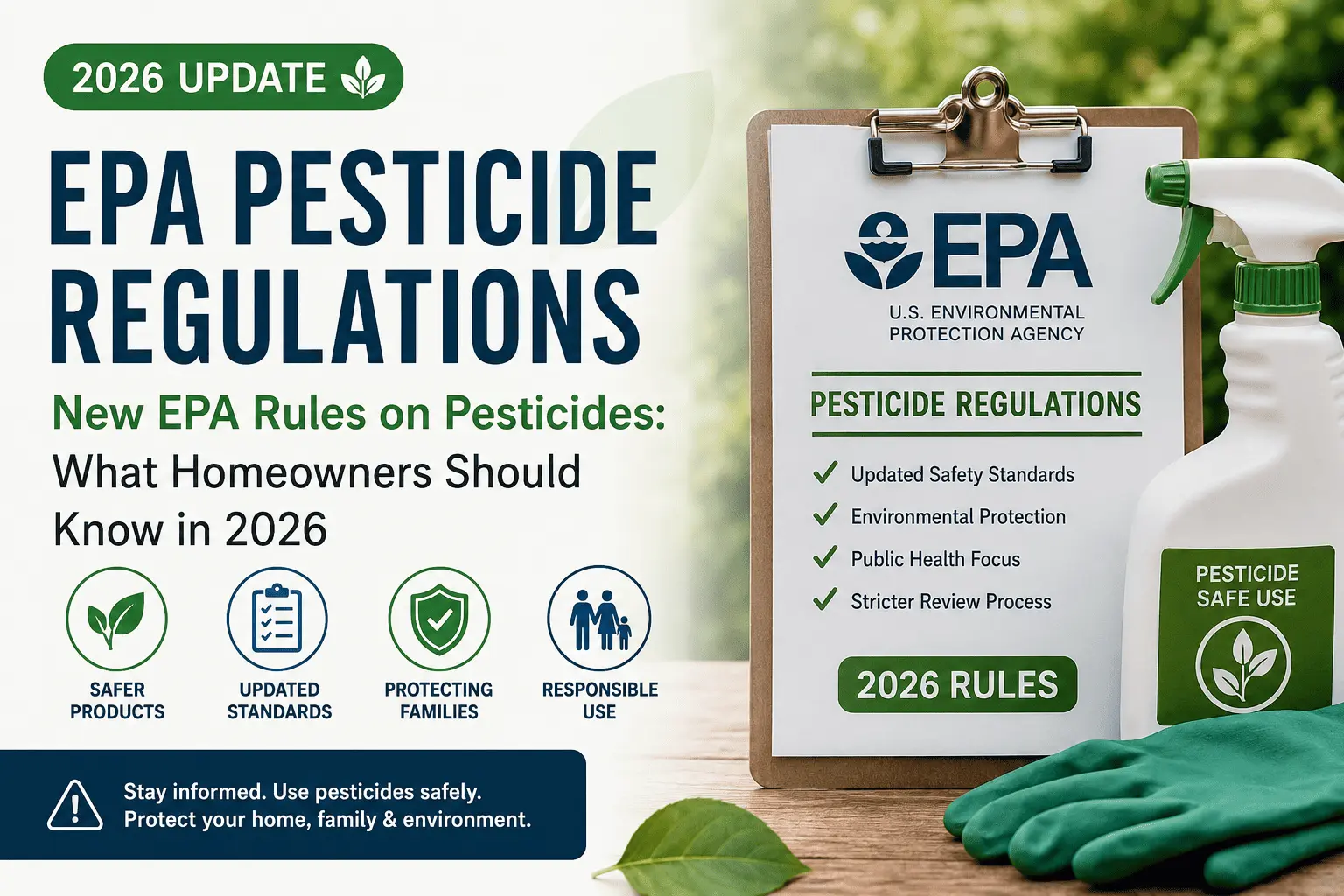 EPA Pesticide Regulations — New EPA Rules on Pesticides: What Homeowners Should Know in 2026
