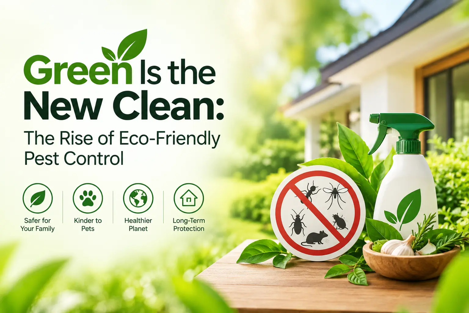 Green Is the New Clean: The Rise of Eco-Friendly Pest Control